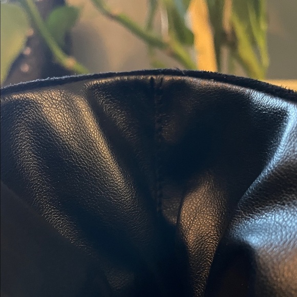 SCHUTZ Ashlee Black Suede Slouchy Block Heel Women's 8.5 Boots - Picture 5 of 7